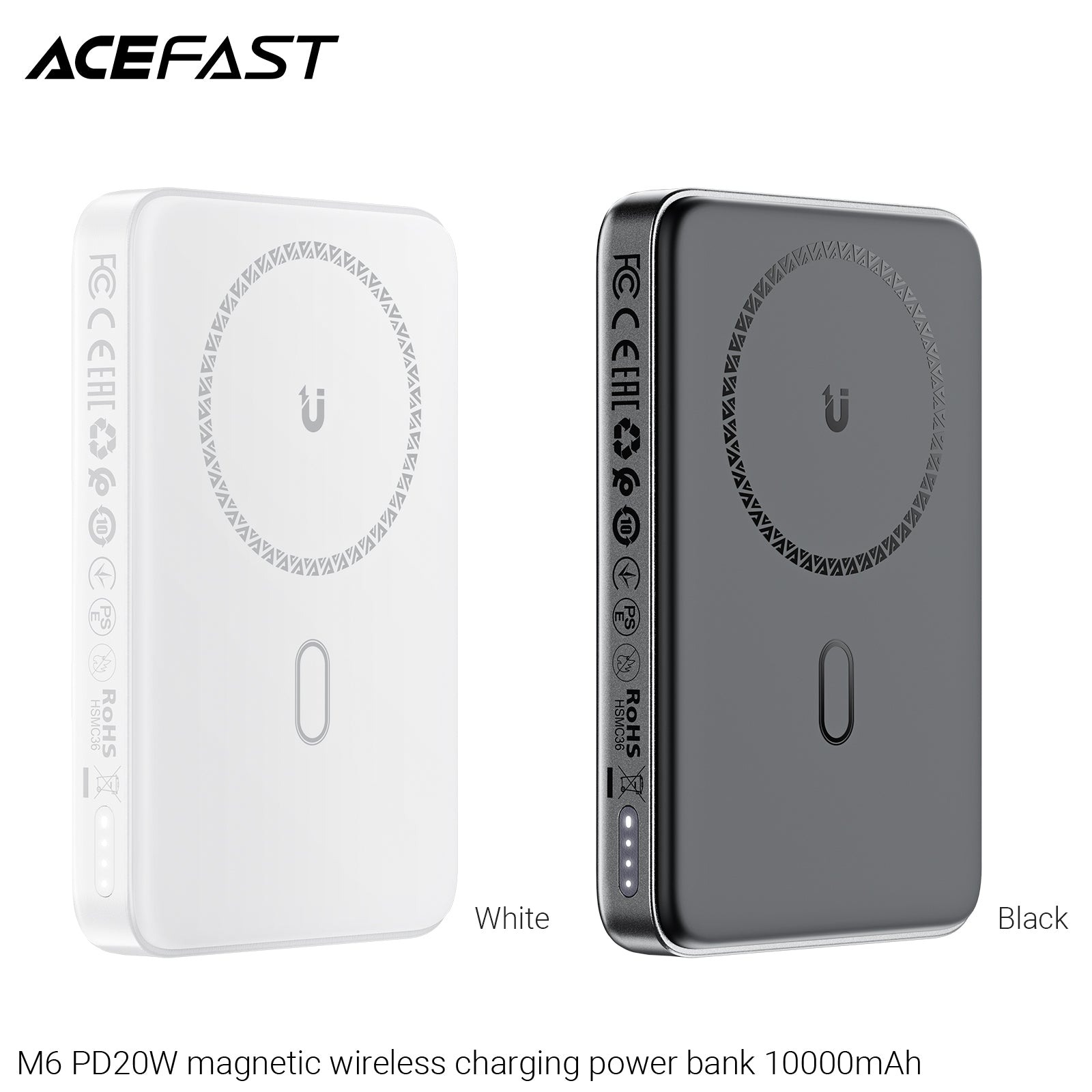 ACEFAST M6 10000mAh Fast Wireless Power Bank with Built-in Stand