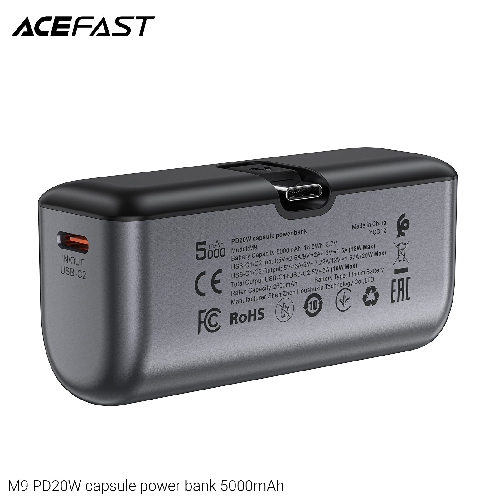 ACEFAST M9-5000 PD20W Capsule Power Bank