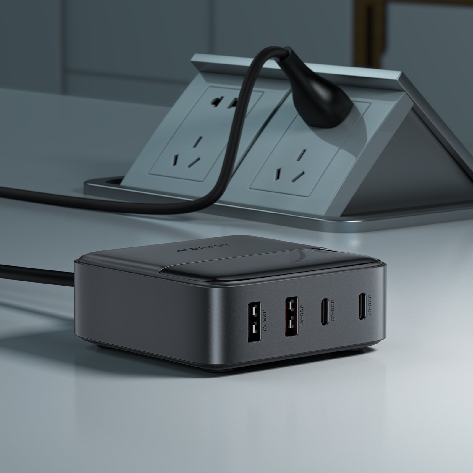 Acefast Z6 PD65W GaN (2*USB-C+2*USB-A) Desktop Charging Hub