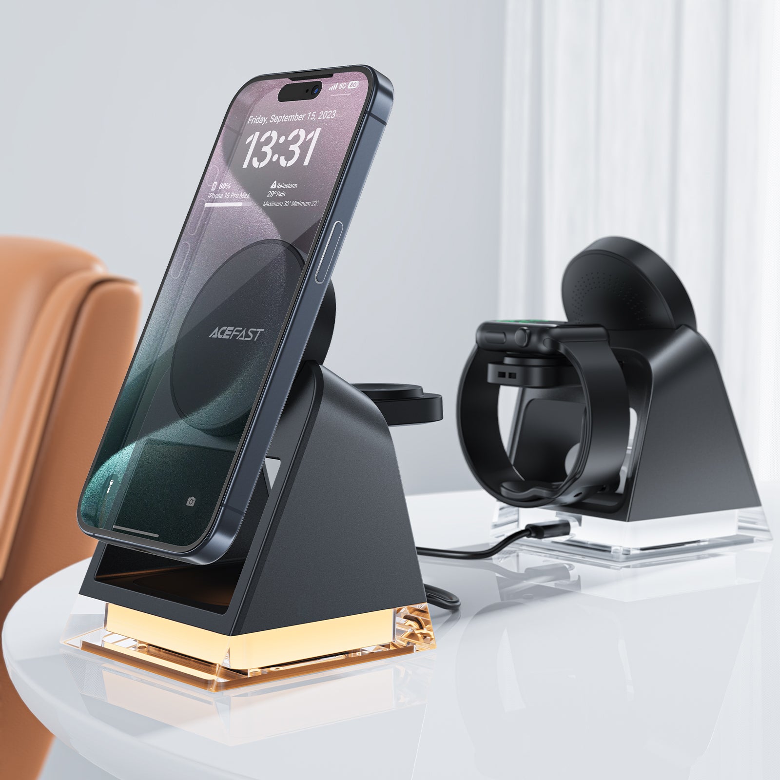 ACEFAST E17 desktop 3-in-1 Wireless Charging Holder